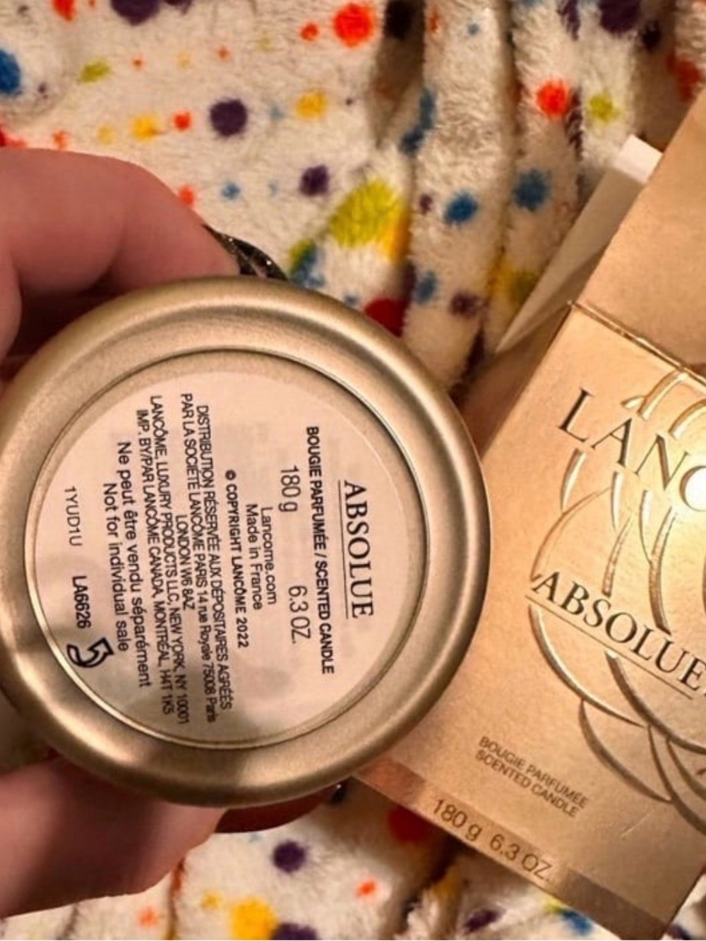 Lancôme Absolue Scented Candle - Picture 3 of 4